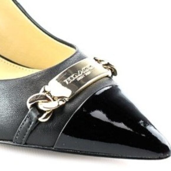 Coach BOWERY Patent Leather Pointed-Toe Kitten Heel Pumps - Picture 7 of 7